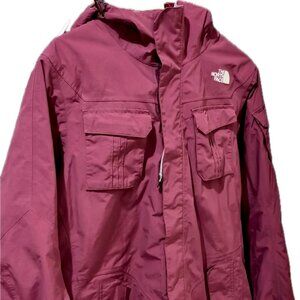 North Face Women's Coat Burgundy Size Large